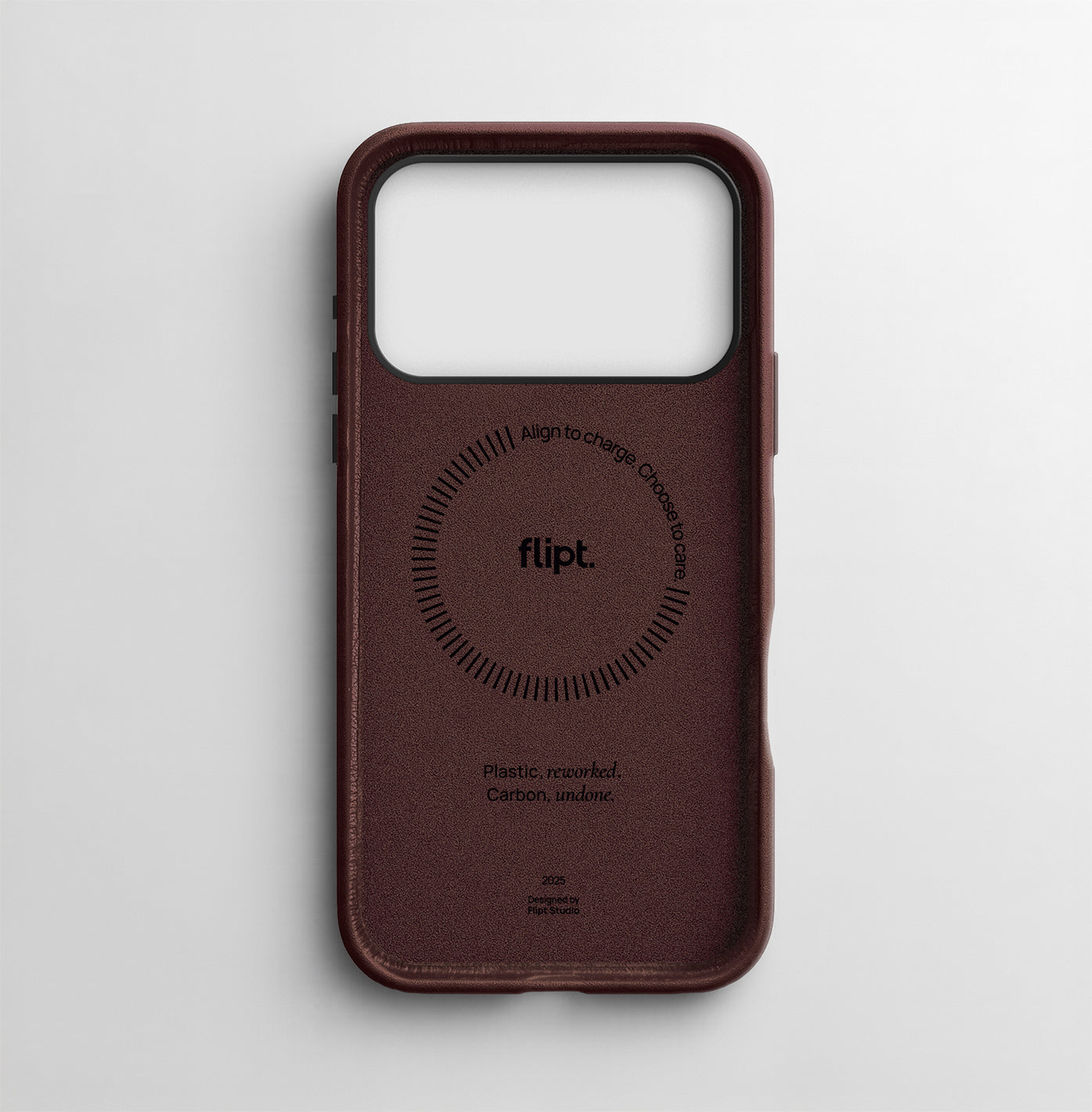 CarbonFlip* Signature Leather Case for iPhone 17 Series