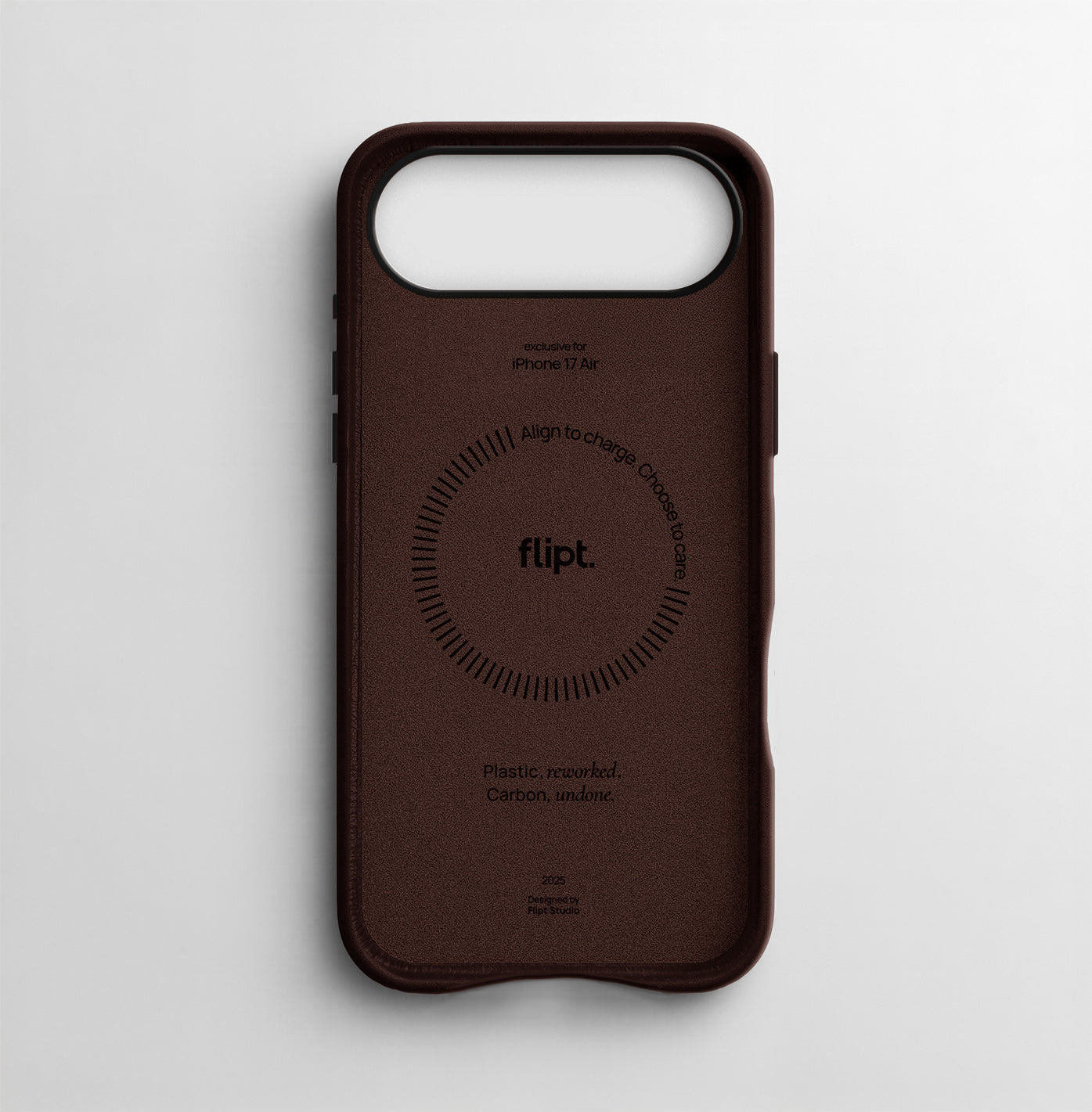 CarbonFlip* Signature Leather Case for iPhone 17 Series