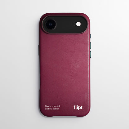CarbonFlip* Signature Leather Case for iPhone 17 Series