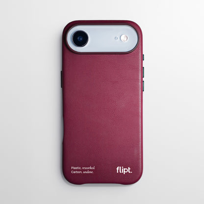 CarbonFlip* Signature Leather Case for iPhone 17 Series
