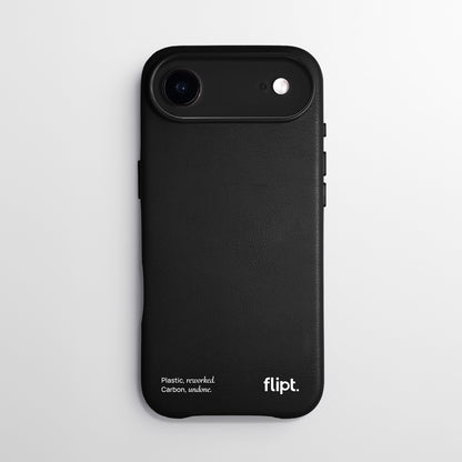 CarbonFlip* Signature Leather Case for iPhone 17 Series