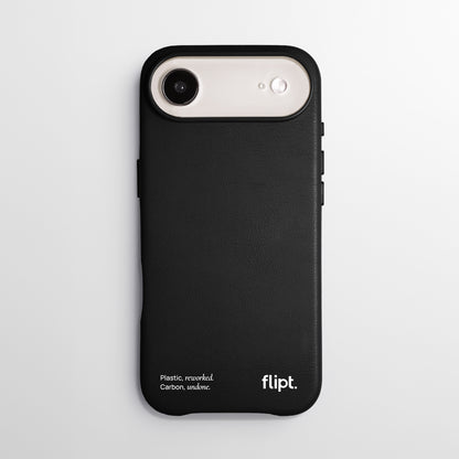 CarbonFlip* Signature Leather Case for iPhone 17 Series