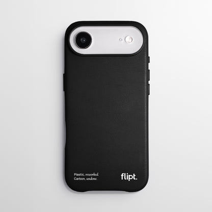 CarbonFlip* Signature Leather Case for iPhone 17 Series