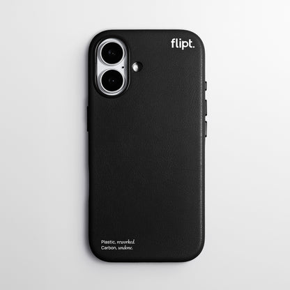 CarbonFlip* Signature Leather Case for iPhone 15/16