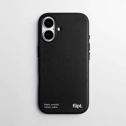 CarbonFlip* Signature Leather Case for iPhone 17 Series