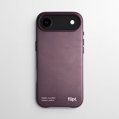 CarbonFlip* Signature Leather Case for iPhone 17 Series