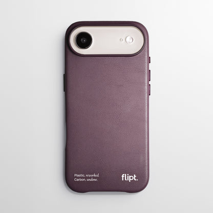 CarbonFlip* Signature Leather Case for iPhone 17 Series