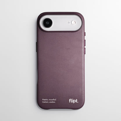 CarbonFlip* Signature Leather Case for iPhone 17 Series