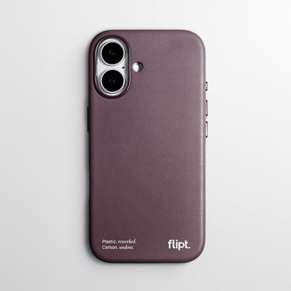 CarbonFlip* Signature Leather Case for iPhone 17 Series