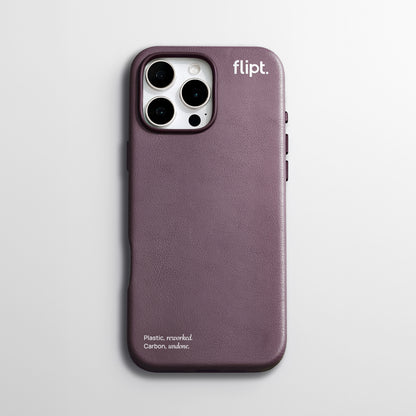 CarbonFlip* Signature Leather Case for iPhone 15/16
