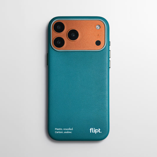 CarbonFlip* Signature Leather Case for iPhone 17 Series