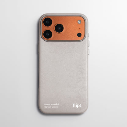 CarbonFlip* Signature Leather Case for iPhone 17 Series