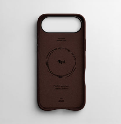 CarbonFlip* Signature Leather Case for iPhone 17 Series
