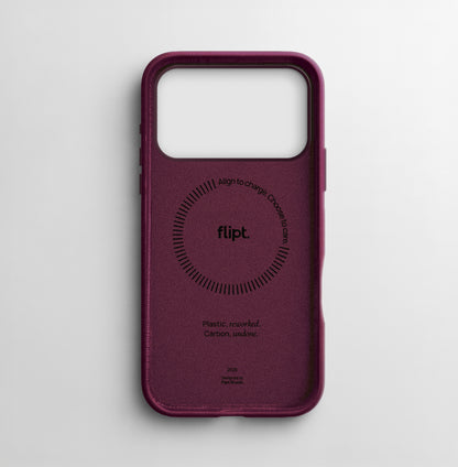 CarbonFlip* Signature Leather Case for iPhone 17 Series