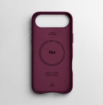 CarbonFlip* Signature Leather Case for iPhone 17 Series