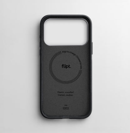 CarbonFlip* Leather Case Matrex Edition for iPhone 17 with Build-in Camera Control Button