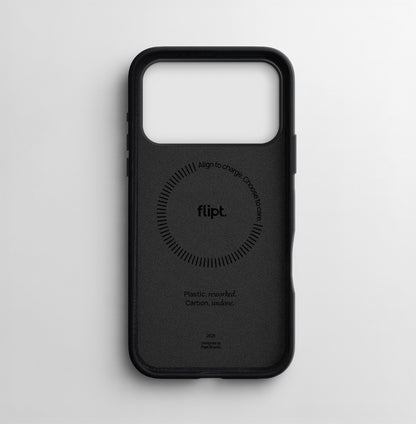 CarbonFlip* Signature Leather Case for iPhone 17 Series