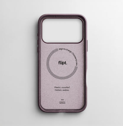 CarbonFlip* Signature Leather Case for iPhone 17 Series