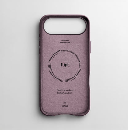 CarbonFlip* Signature Leather Case for iPhone 17 Series