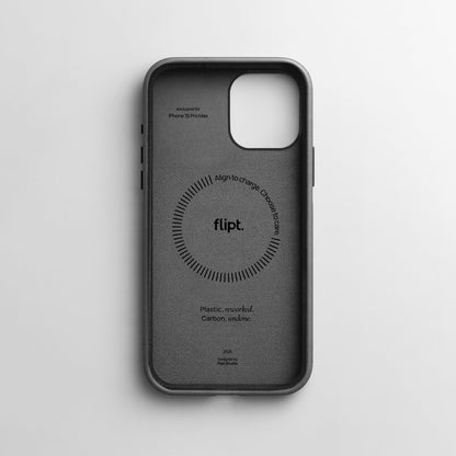 CarbonFlip* Leather Case Matrex Edition for iPhone 15/16 - flipt.