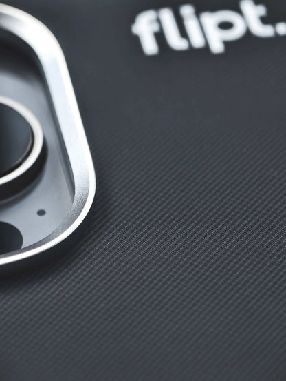 CarbonFlip* Leather Case Matrex Edition for iPhone 15/16 - flipt.