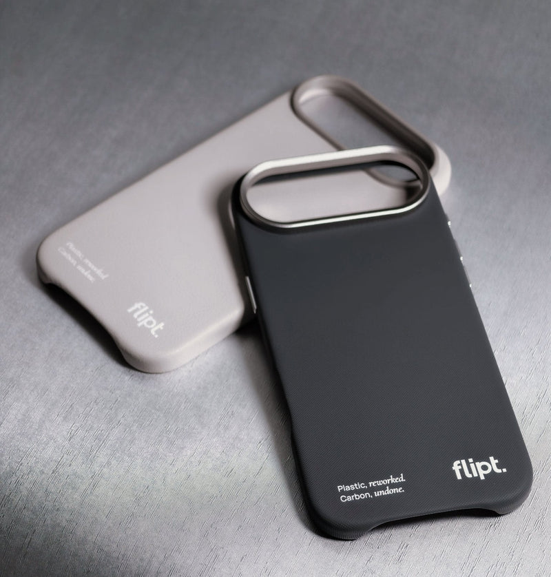 CarbonFlip* Leather Case Matrex Edition for iPhone 17 with Build - in Camera Control Button - flipt.