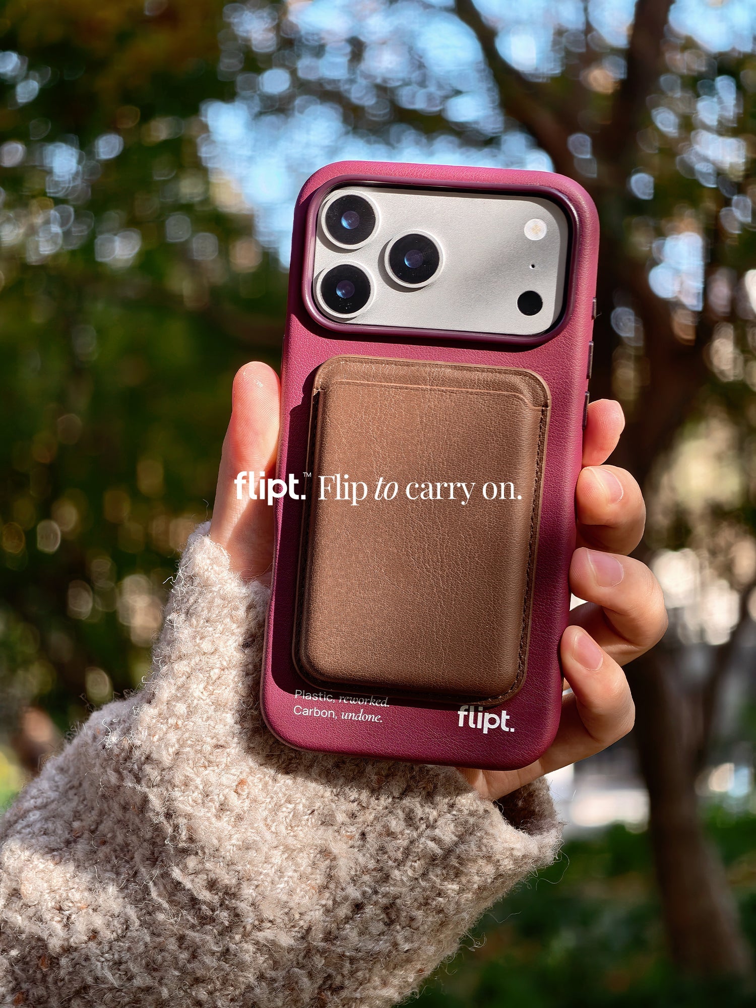 CarbonFlip* Orbit Magnetic Wallet - flipt.