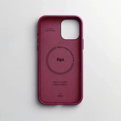 CarbonFlip* Signature Leather Case for iPhone 13/14 - flipt.