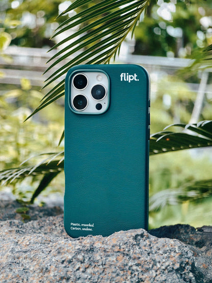 CarbonFlip* Signature Leather Case for iPhone 13/14 - flipt.