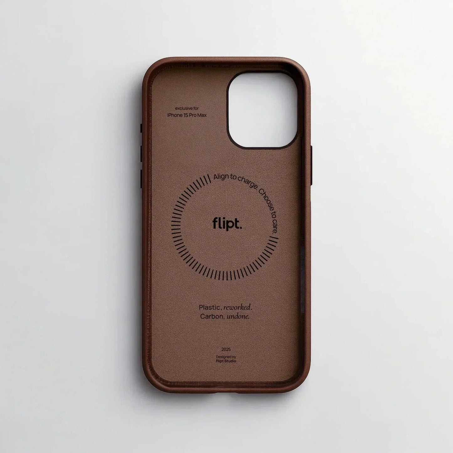 CarbonFlip* Signature Leather Case for iPhone 13/14 - flipt.