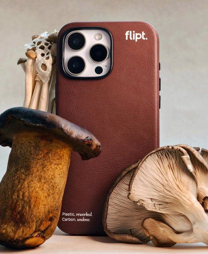 CarbonFlip* Signature Leather Case for iPhone 13/14 - flipt.