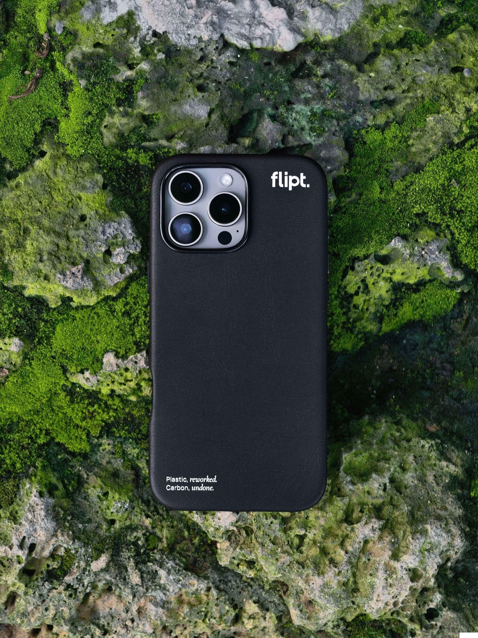 CarbonFlip* Signature Leather Case for iPhone 13/14 - flipt.