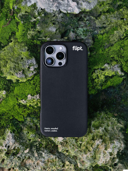 CarbonFlip* Signature Leather Case for iPhone 13/14 - flipt.