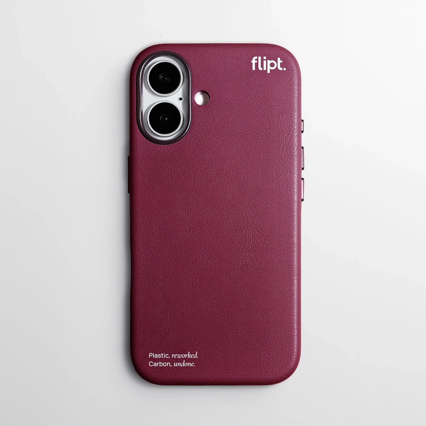 CarbonFlip* Signature Leather Case for iPhone 15/16 - flipt.