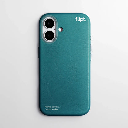 CarbonFlip* Signature Leather Case for iPhone 15/16 - flipt.