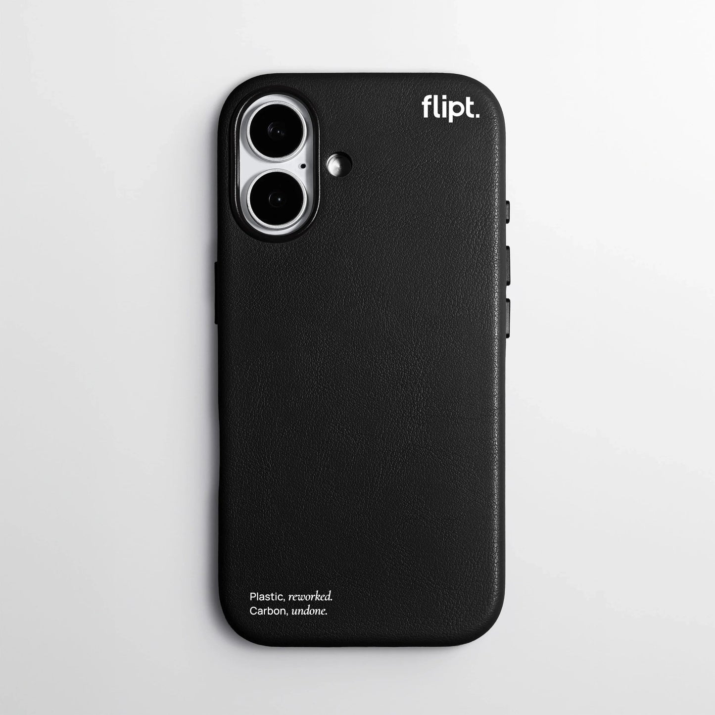 CarbonFlip* Signature Leather Case for iPhone 15/16 - flipt.