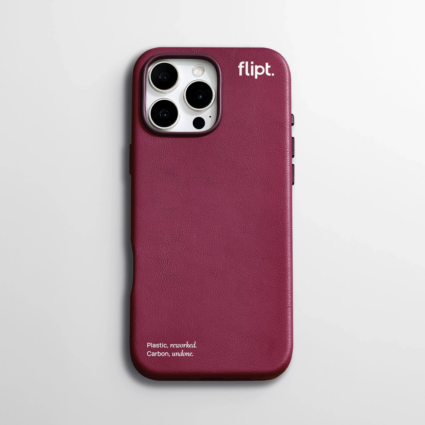 CarbonFlip* Signature Leather Case for iPhone 15/16 - flipt.