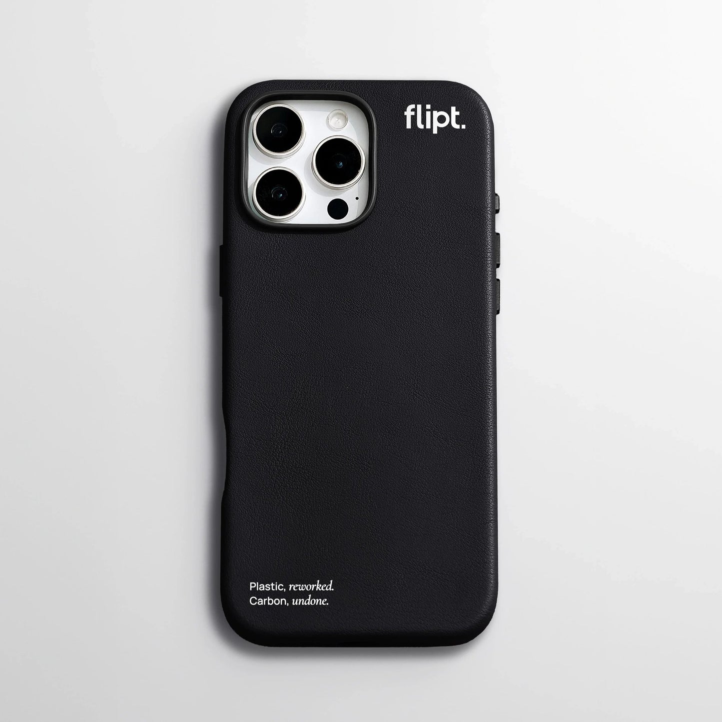 CarbonFlip* Signature Leather Case for iPhone 15/16 - flipt.