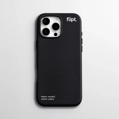 CarbonFlip* Signature Leather Case for iPhone 15/16 - flipt.