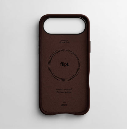 CarbonFlip* Signature Leather Case for iPhone 17 Series - flipt.