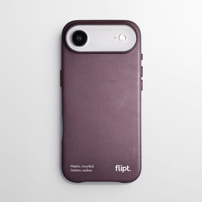 CarbonFlip* Signature Leather Case for iPhone 17 Series - flipt.