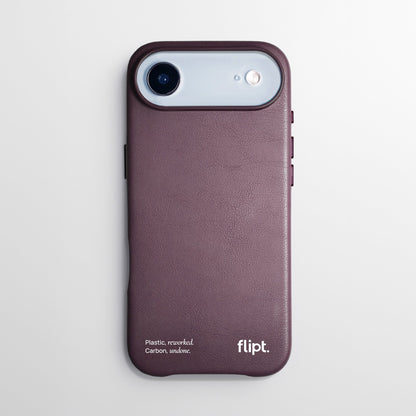 CarbonFlip* Signature Leather Case for iPhone 17 Series - flipt.
