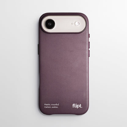 CarbonFlip* Signature Leather Case for iPhone 17 Series - flipt.