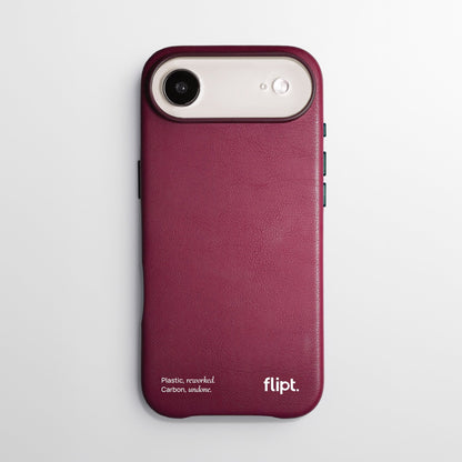 CarbonFlip* Signature Leather Case for iPhone 17 Series - flipt.