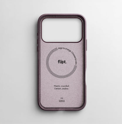 CarbonFlip* Signature Leather Case for iPhone 17 Series - flipt.