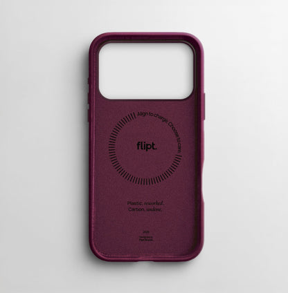 CarbonFlip* Signature Leather Case for iPhone 17 Series - flipt.