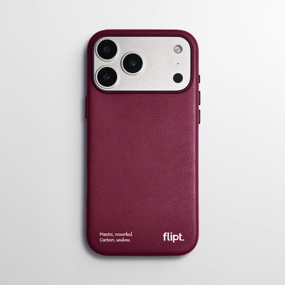 CarbonFlip* Signature Leather Case for iPhone 17 Series - flipt.
