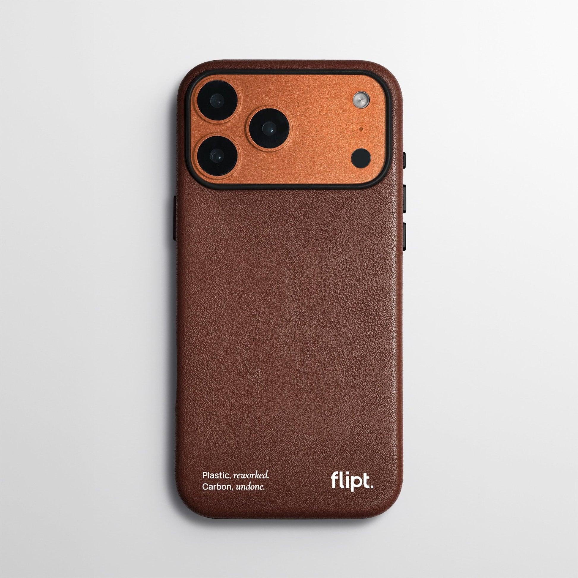 CarbonFlip* Signature Leather Case for iPhone 17 Series - flipt.