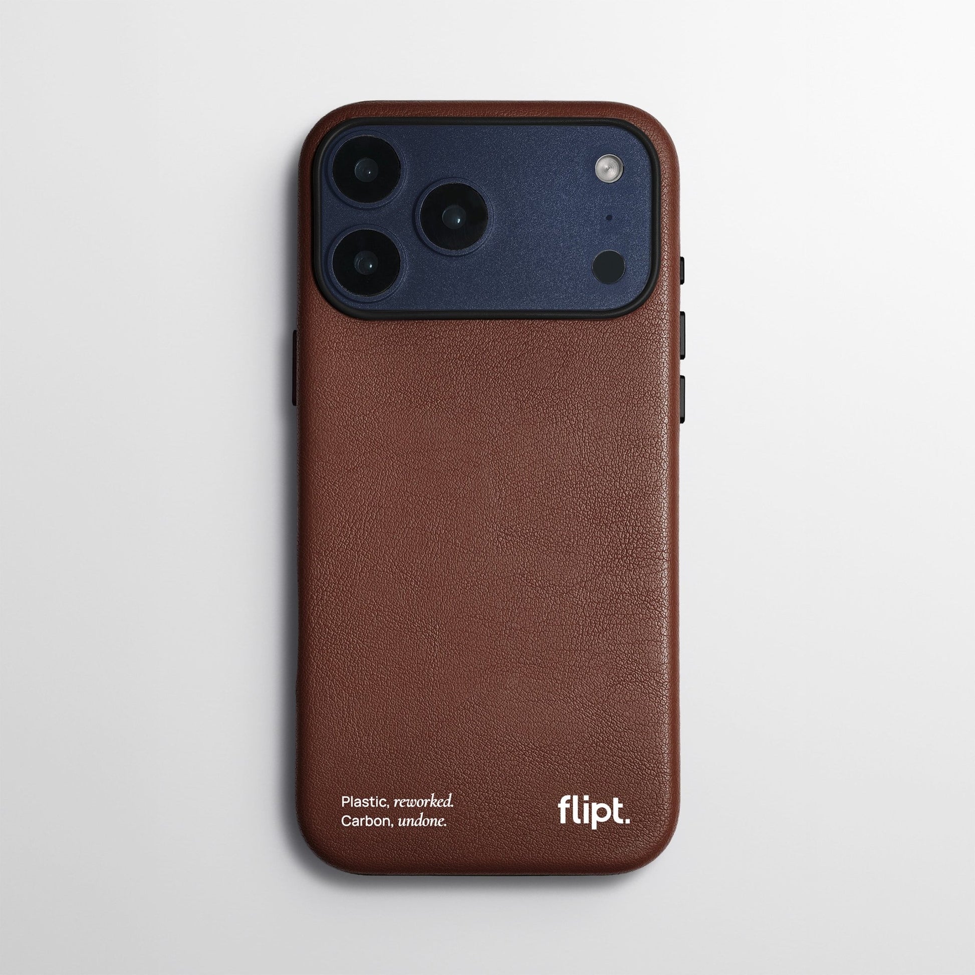 CarbonFlip* Signature Leather Case for iPhone 17 Series - flipt.