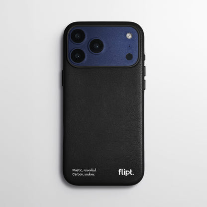 CarbonFlip* Signature Leather Case for iPhone 17 Series - flipt.